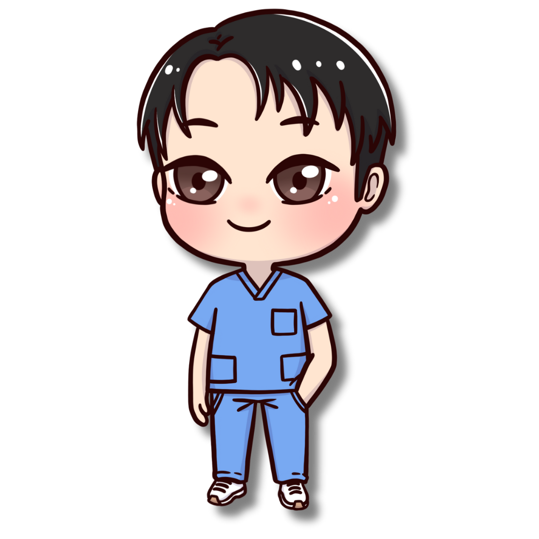 Chibi River Sticker