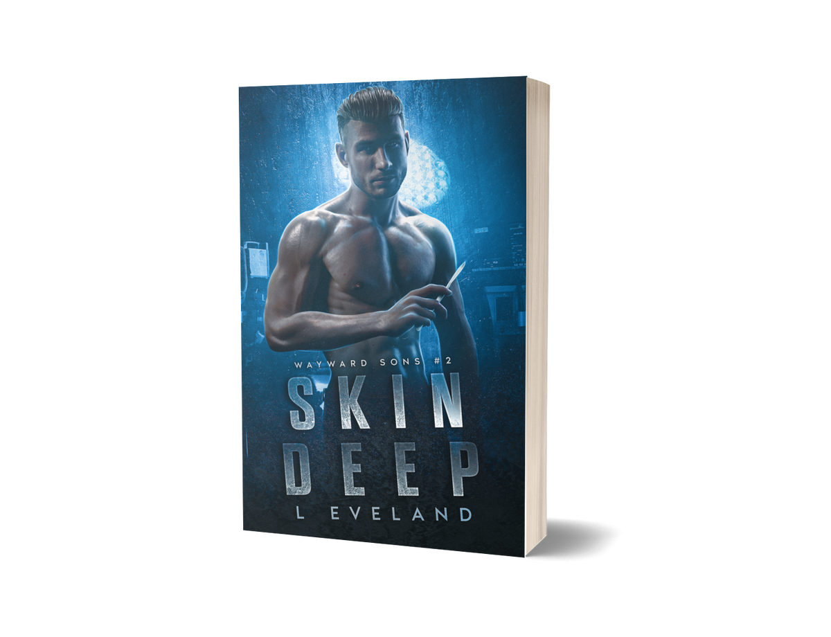 Skin Deep by L. Eveland — paperback book mockup