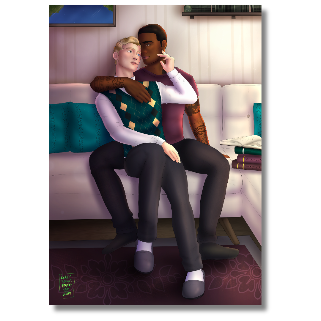 Warrick and Paxton Art Print