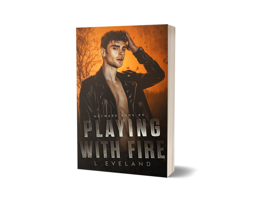 Playing with Fire by L. Eveland — paperback book mockup