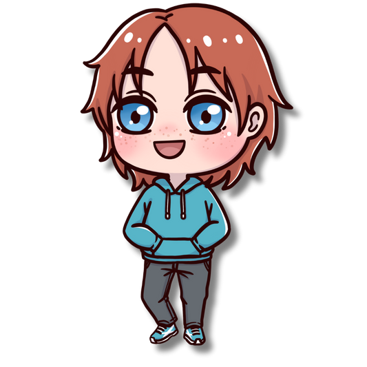 Chibi Theo Sticker