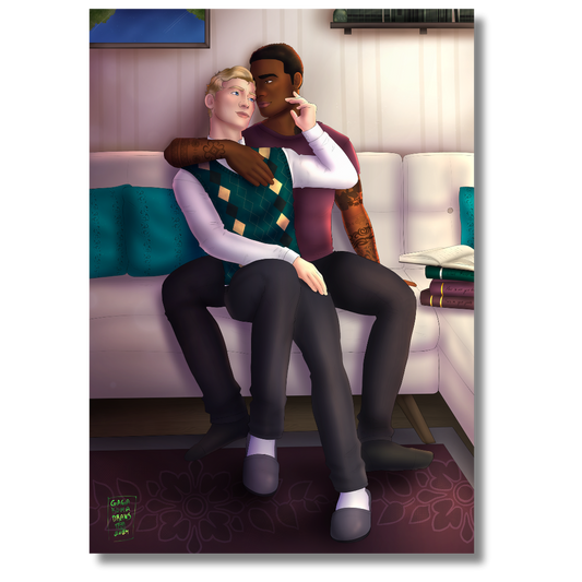 Warrick and Paxton Art Print